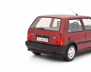 Fiat Uno Turbo i.e. 1.4 1990 ROSSO SHIRAZ Laudoracing 1:18 Resinemodell (Türen, Motorhaube... nicht zu öffnen!)